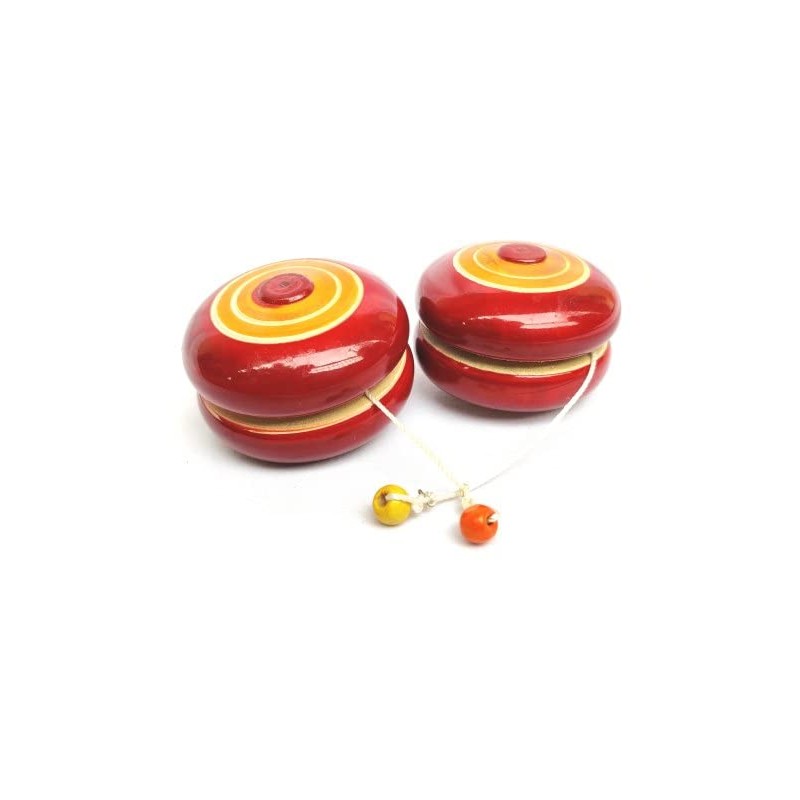 Chaoshihui 10pcs Fun Yoyo Toys Metal Yoyo Yoyo Game String Trick- Auto  Return Yoyo Wood Yoyo Kids Wooden Yoyo