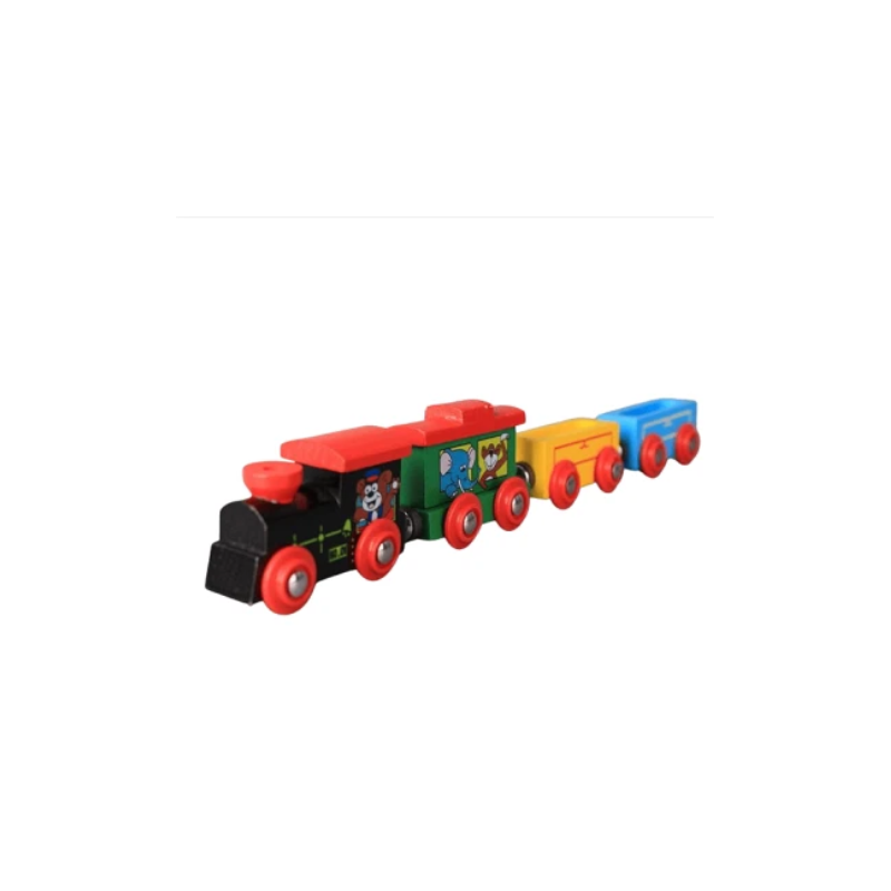 FFunwood Games Magnetic Train Toys for Kids, Multicolour